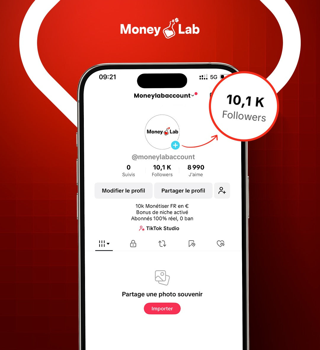 Compte Tiktok Monetisé